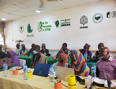 Clean energy and AI training workshop session