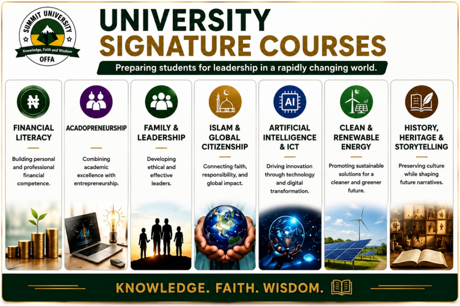 Summit University Offa - University Signature Courses